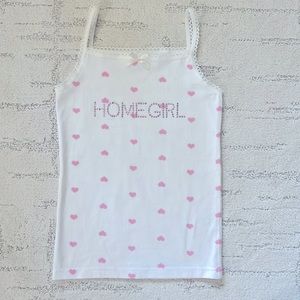 ONE OF A KIND KIDS HOMEGIRL BLING TANK